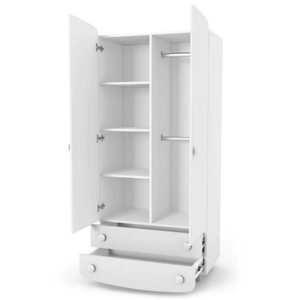 Dětska šatní skřín Tusso Gekko Kids, Bílá